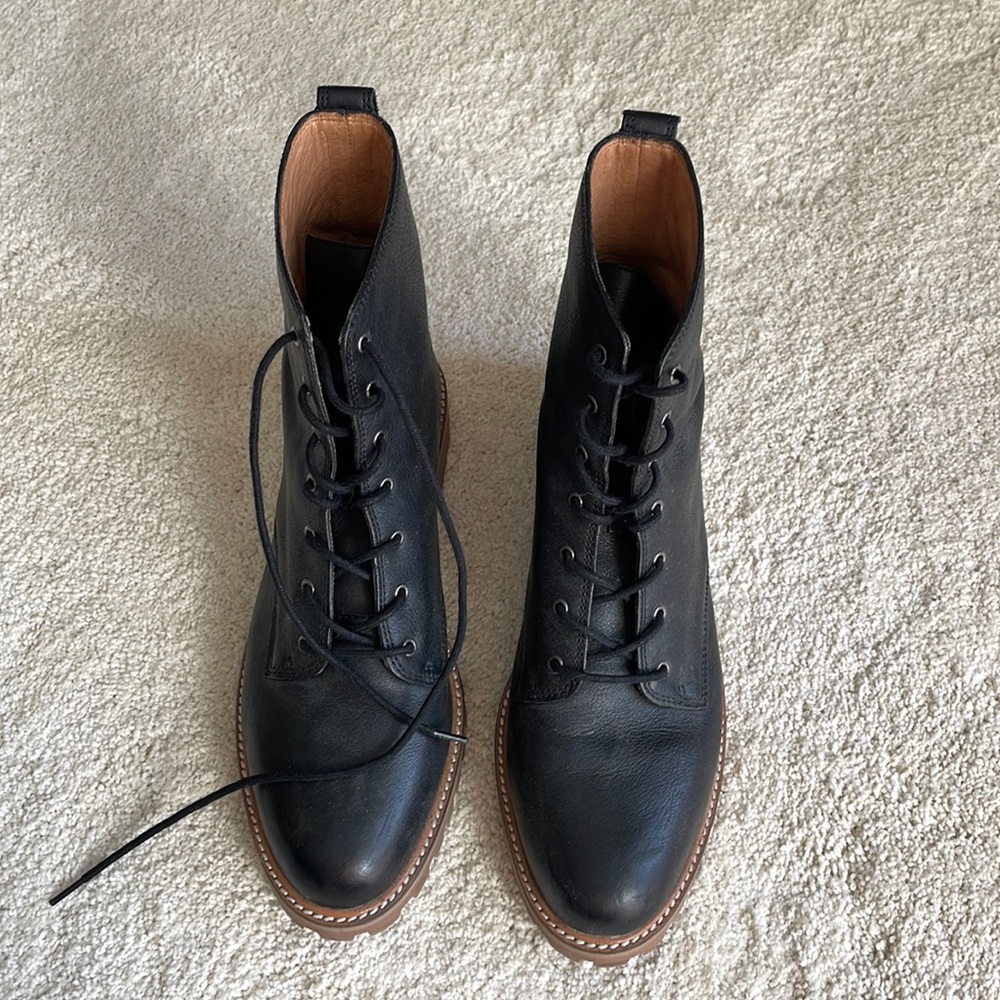 Madewell Clair Lace Up bootie